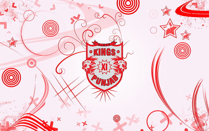 King XI Punjab, indian premier league, 2008, k xi p, dlf, mark, 2010, t20, sport, logowall, entertainment, 2009, punjab, team, ipl, cricket, HD wallpaper