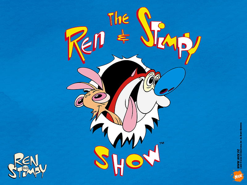 The Ren and Stimpy Show, breakthrough, blue, ren, stimpy, HD wallpaper