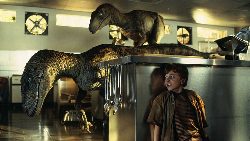 Kitchen, Movie, Velociraptor, Jurassic Park, Tim Murphy, HD wallpaper