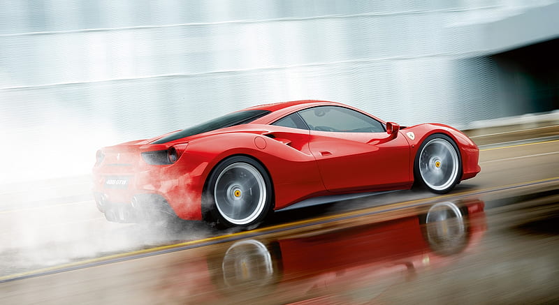 2016 Ferrari 488 GTB - Side , car, HD wallpaper