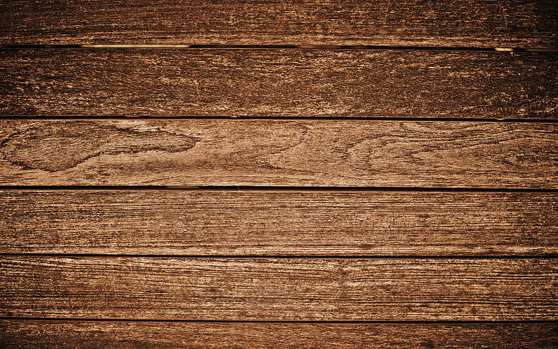 wooden boards, panels, brown wood, wooden texture, horizontal boards, HD wallpaper