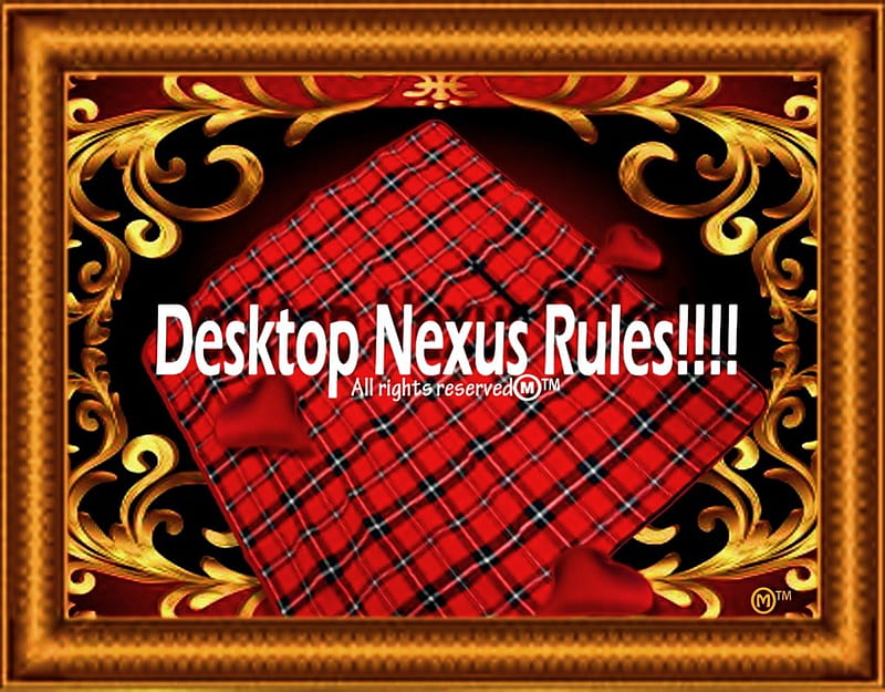 Nexus Frame Beauty, red, gold, designs, sites, creations, nexus, friendships, frames, HD wallpaper