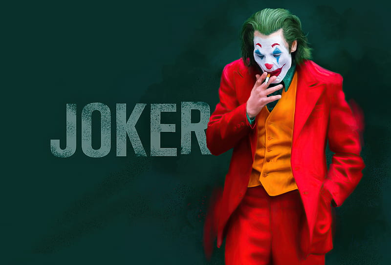 Joker Smoker 2020, joker, superheroes, artwork, artist, behance, HD wallpaper
