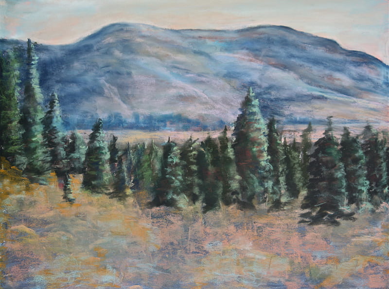 Alaska, pastels, landscapes, mountains, HD wallpaper