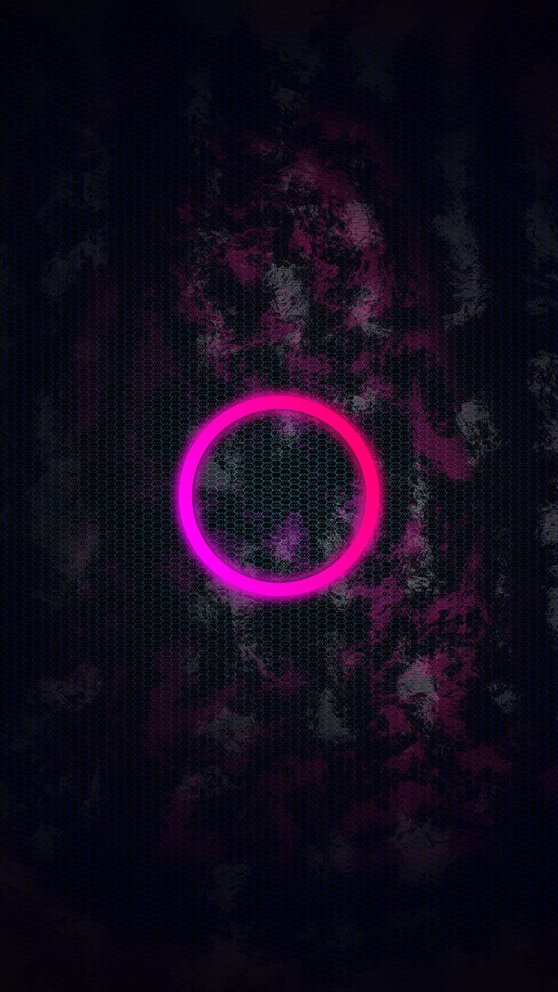 Abstract, circle, g6, neon, pink, purple, s7, s8, HD phone wallpaper