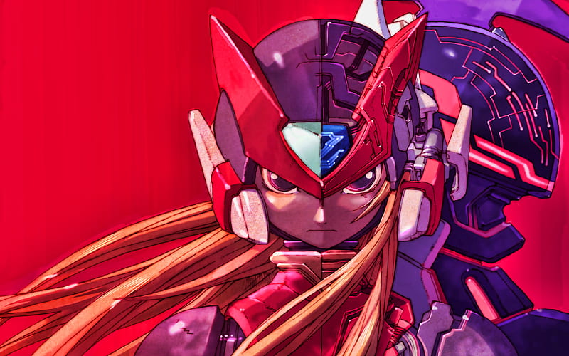 Omega, Rockman Zero, manga, Megaman Zero, MMKB, artwork, Mega Man Zero, HD wallpaper