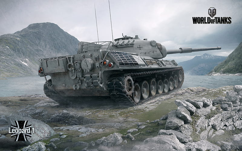 World of Tanks, WoT, Leopard I, German tanks, online games, HD wallpaper