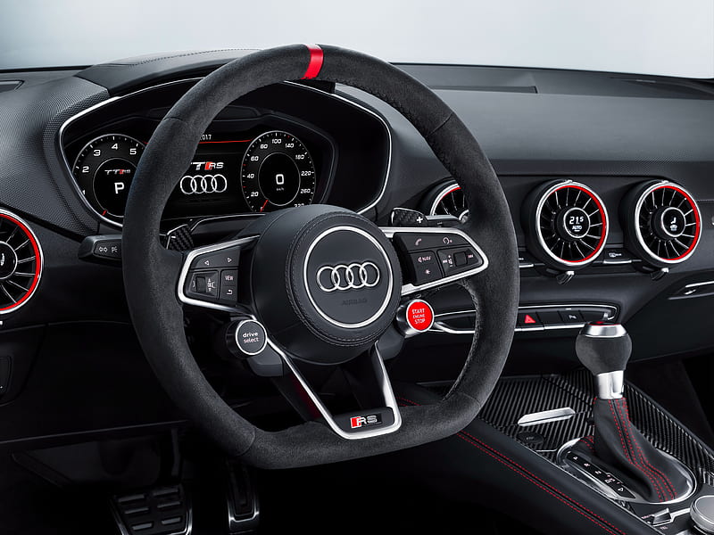 Audi TT RS 2017 Interior, audi-tt, audi, carros, 2017-cars, HD wallpaper