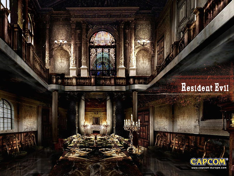 The Mansion Incident, mansion, resident evil, remake, gamecube, capcom, horror, HD wallpaper