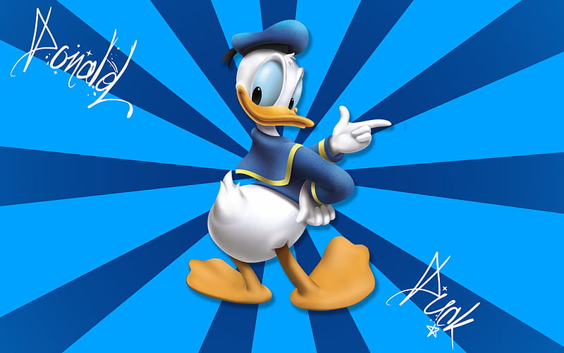 Donald Duck, Vintage Donald Duck, HD wallpaper
