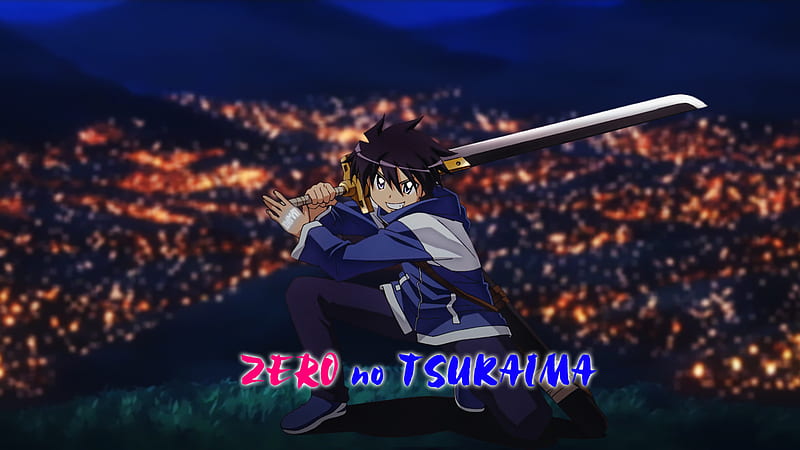 Zero no Tsukaima, hero, sword, zero, saito, HD wallpaper