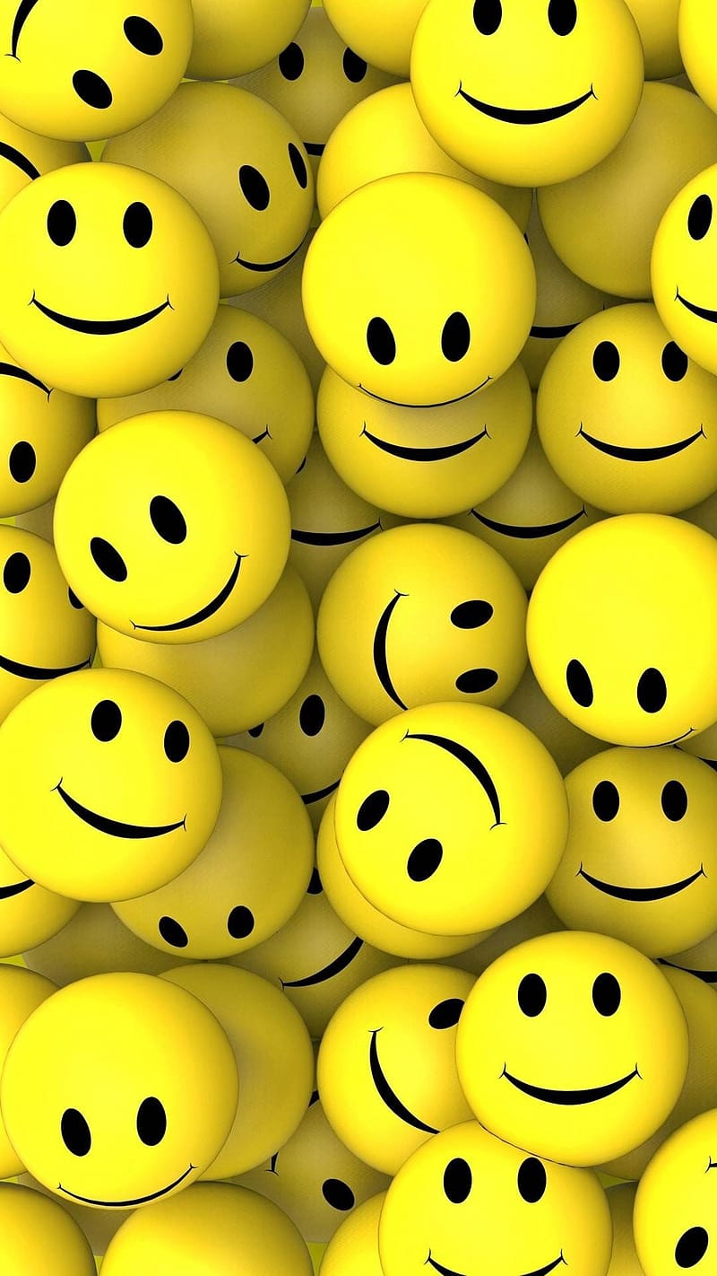 Smile Wala, Smiley Ball, yellow ball, HD phone wallpaper