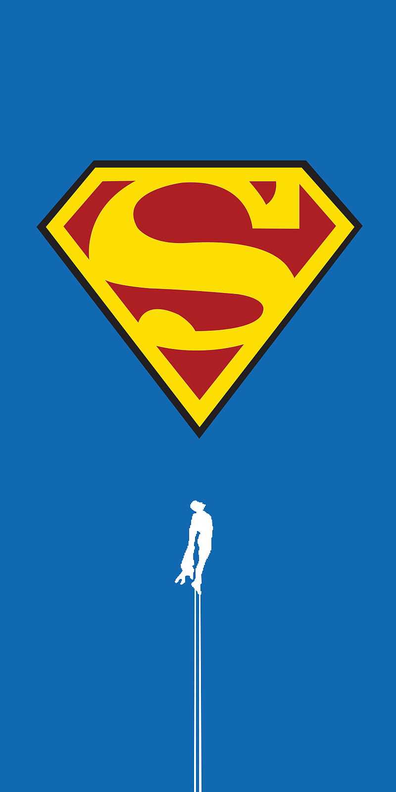 Superman, comics, dc, logo, man of steel, super, superman logo, superman shield, HD phone wallpaper