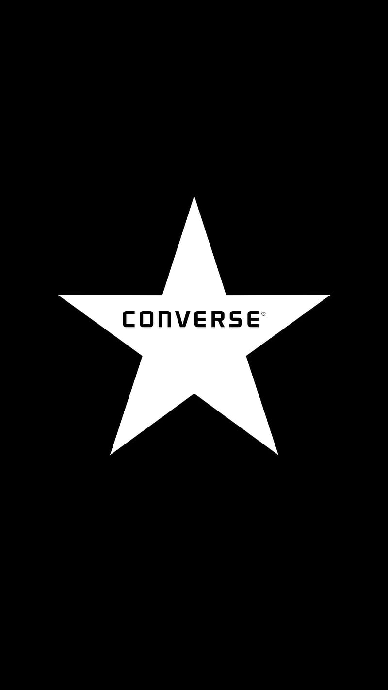 Converse Star, brands, converse, logos, minimal, skate, stars, HD phone wallpaper