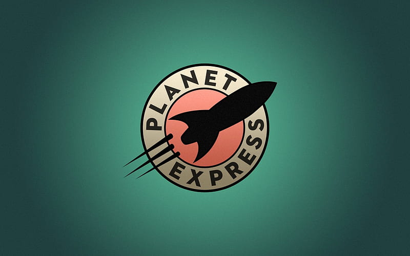 Planet Express, Futurama, Cartoon, green, HD wallpaper