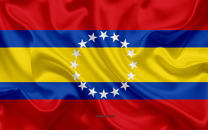 Flag of Loja Province silk flag, Ecuadorian Province, Loja Province, silk texture, Ecuador, Loja Province flag, Provinces of Ecuador, HD wallpaper