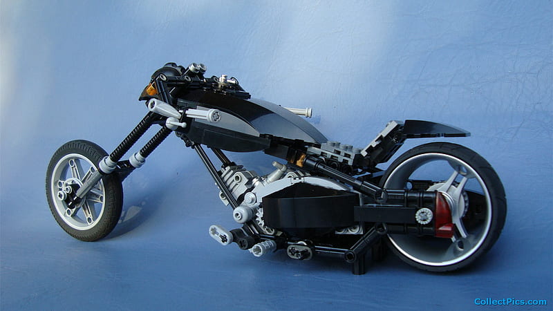 Lego Technic Chopper Bike, HD wallpaper