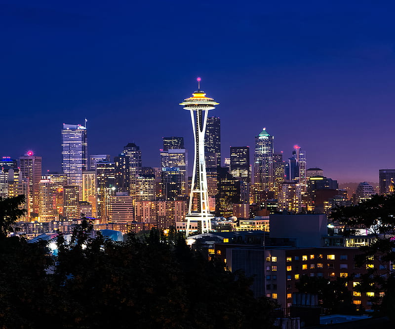 Seattle, city, HD wallpaper