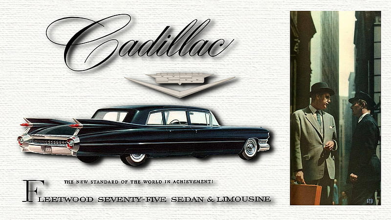 1959 Cadillac Limo ad art, 1959 Cadillac, General Motors, Cadillac, Vintage Cadillac advertisement, Cadillac , Cadillac Background, HD wallpaper