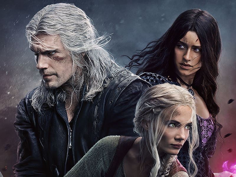 The Witcher 2019 -, yennefer, poster, henry cavill, the witcher, afis, freya allan, anya chalotra, ciri, geralt, tv series, fantasy, HD wallpaper