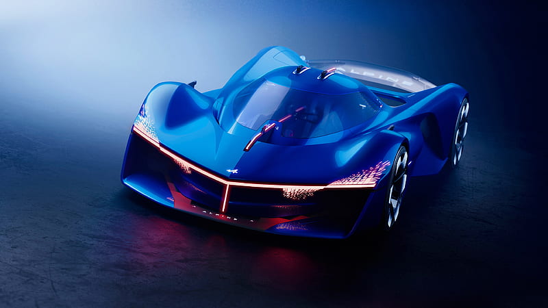 2022 Alpine Alpenglow Concept, Coupe, Hydrogen, car, HD wallpaper