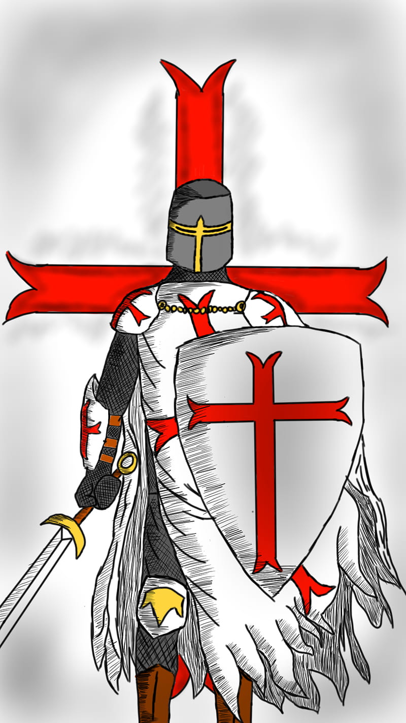 Templar Knight, fate, man, sword, HD phone wallpaper