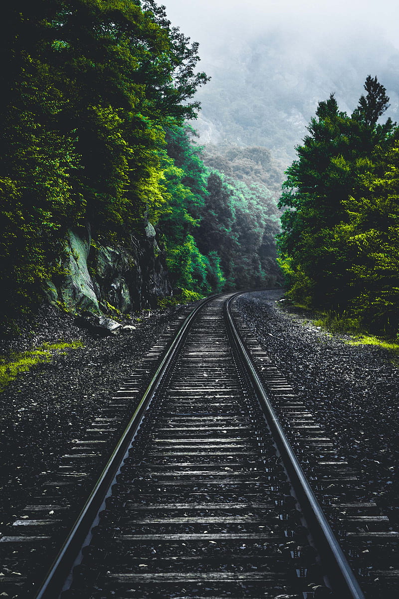 Travel, train, railroad, travel, tracks, HD phone wallpaper | Peakpx