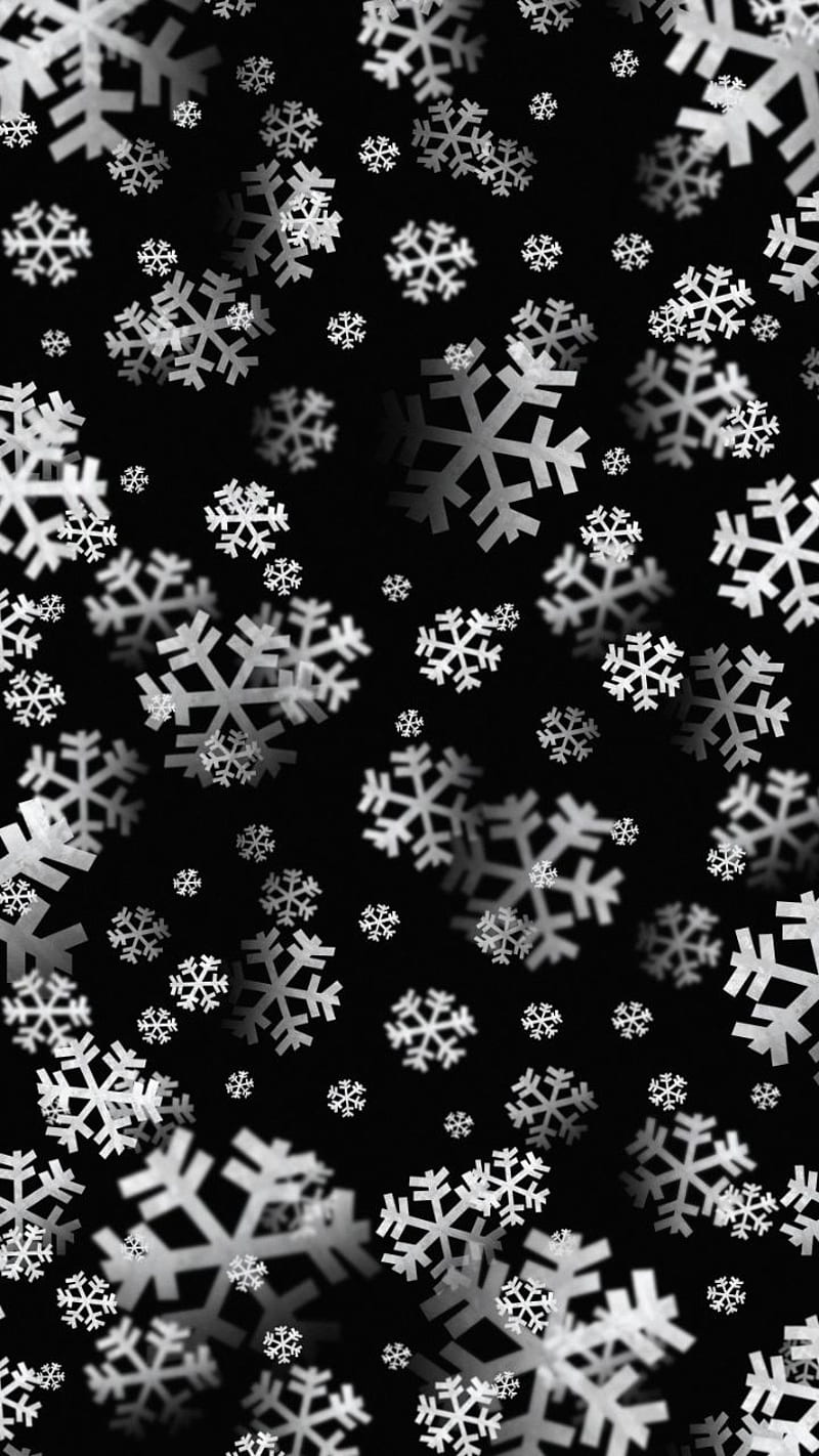 SnowFlakes, christmas, flakes, snow, HD phone wallpaper