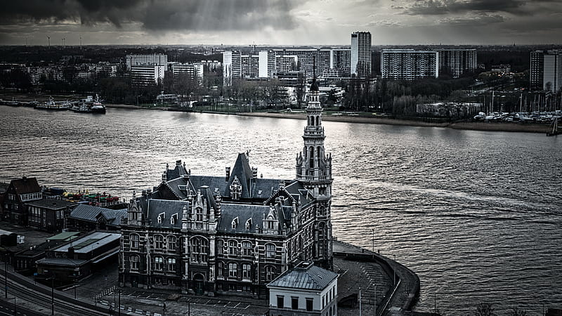 Cities, City, Antwerp, Belgium, HD wallpaper