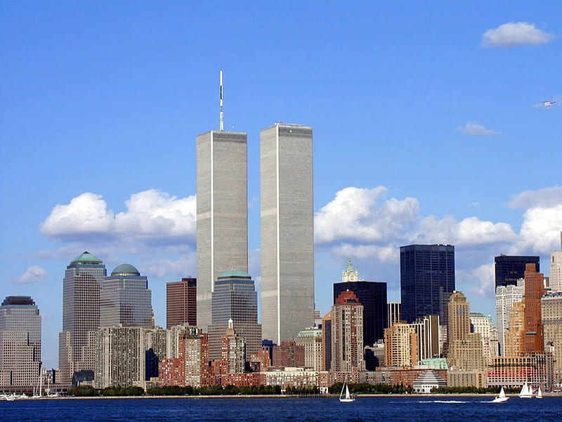 New York - Twin Towers, Cities, New York City, New York, History, USA, Manhattan, HD wallpaper