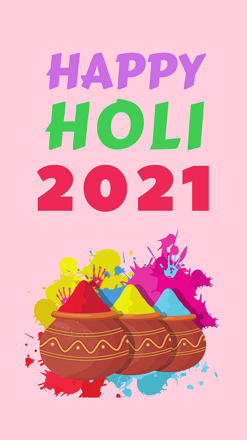 Happy Holi 2021, Festival of Colors, Holi aesthetic, Indian colours celebration, colorful event India, festival of spring, gujarati religious, krishna buddha, sarasvati spiritual, saraswati hinduism, HD phone wallpaper