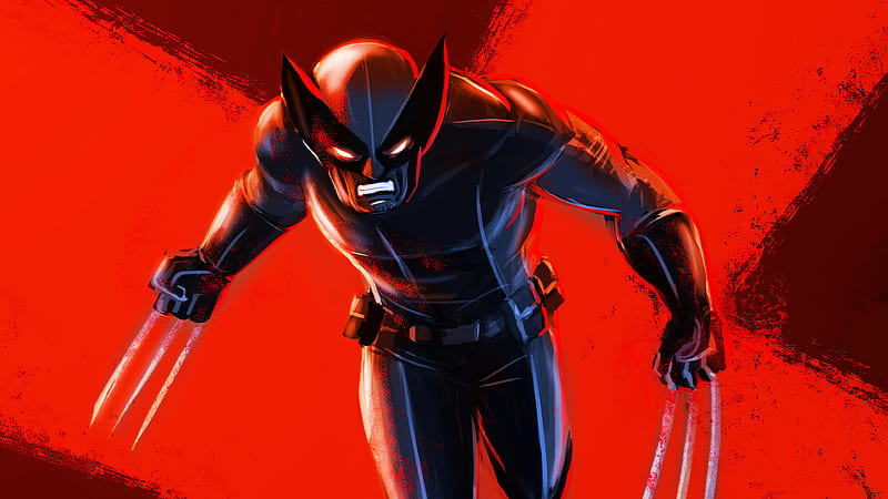 Wolverine Newart, wolverine, superheroes, artwork, artstation, HD wallpaper