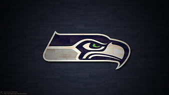 seahawks logo blue background