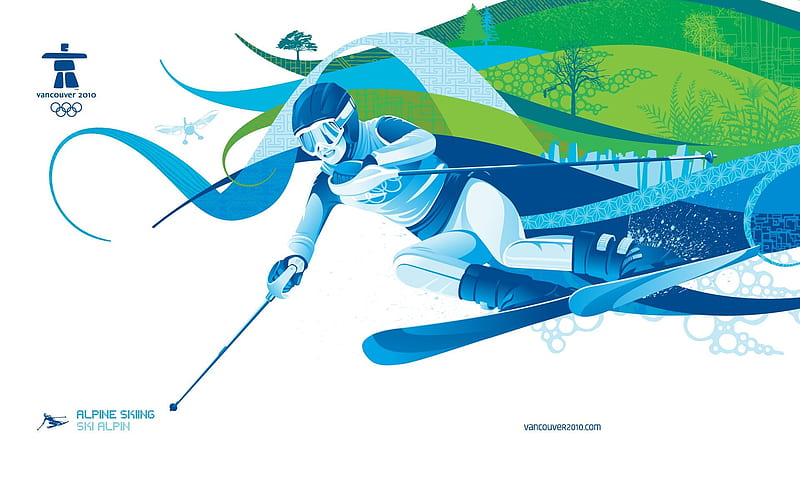 Alpine skiing - Vancouver 2010 Winter Olympics, HD wallpaper