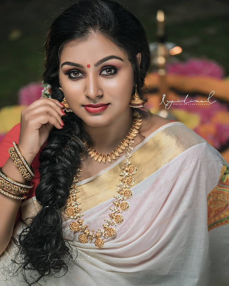 Rini Raj, actress, malayalam, model, HD phone wallpaper