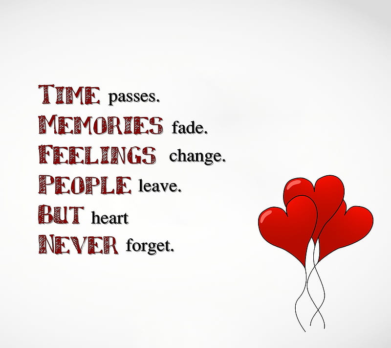 Never Forget, feelings, forget, memories, never, new, people, time, HD wallpaper