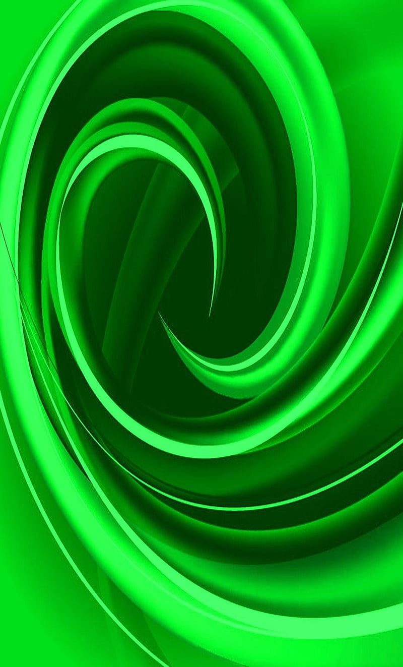 Green Wind, color, tornado, HD phone wallpaper