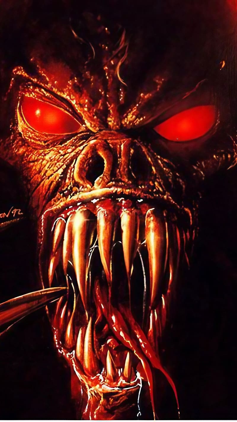 Bhoot Khatarnak Monster, bhoot khatarnak, monster, red eye monster, HD phone wallpaper