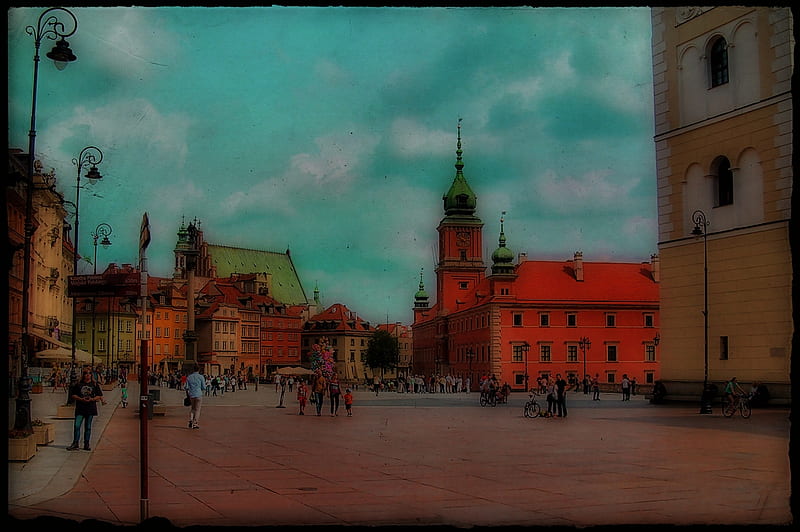The Royal Palace, Warsaw, Castle, Palace, The Old Town, Warsaw, HD wallpaper