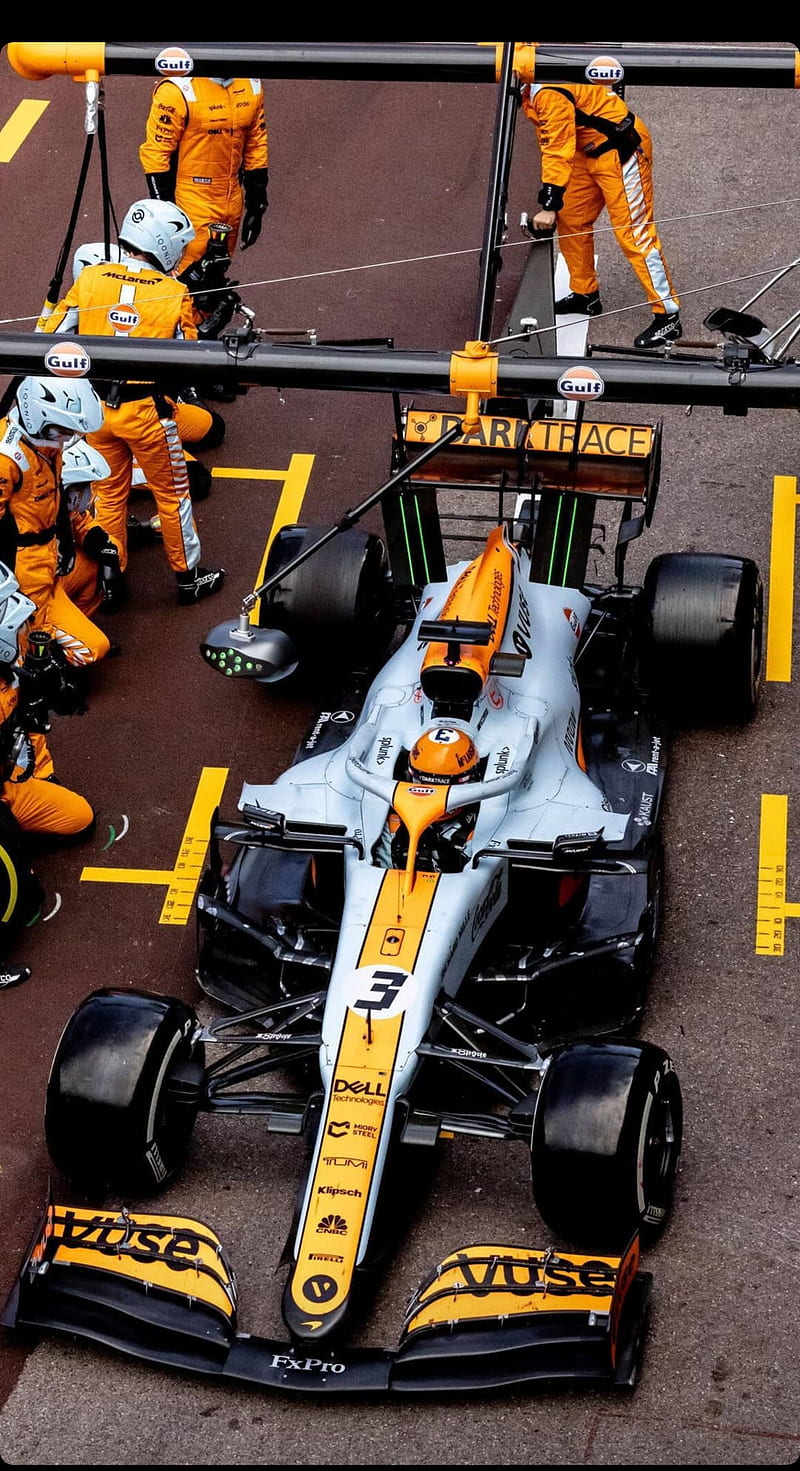 Daniel Ricciardo, orange, tread, HD phone wallpaper