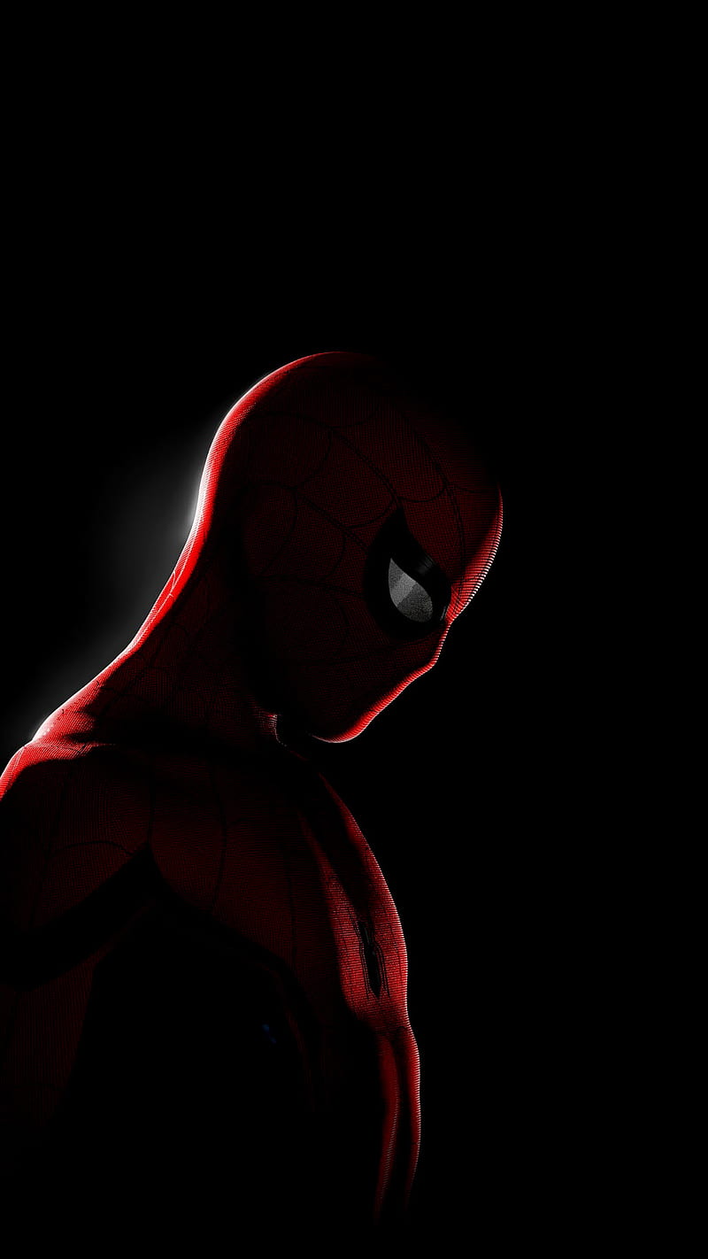Spiderman Dark, marvels, black, HD phone wallpaper | Peakpx