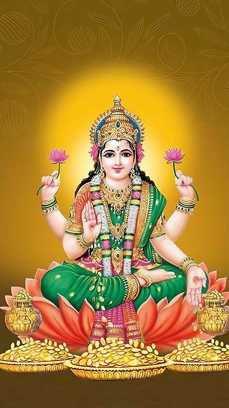 Lakshmi Mata , goddess, lord, god, bhakti, devtional, HD phone wallpaper
