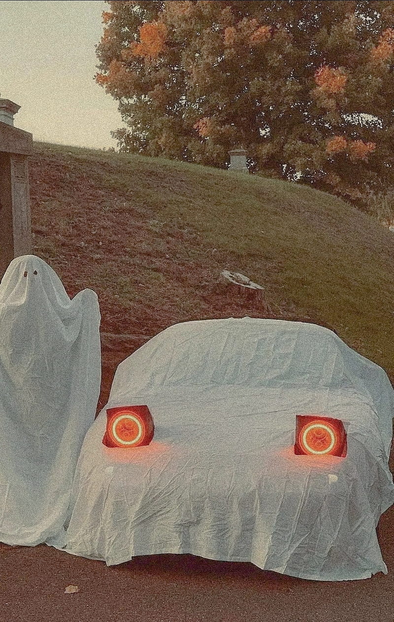 Spooky miata, halloween, car, HD phone wallpaper
