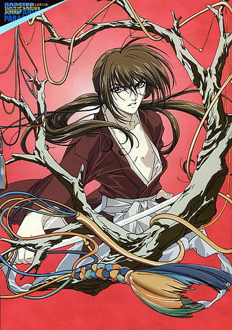 Rurouni Kenshin Aoshi Shinomori 4K Wallpaper iPhone HD Phone #1111l