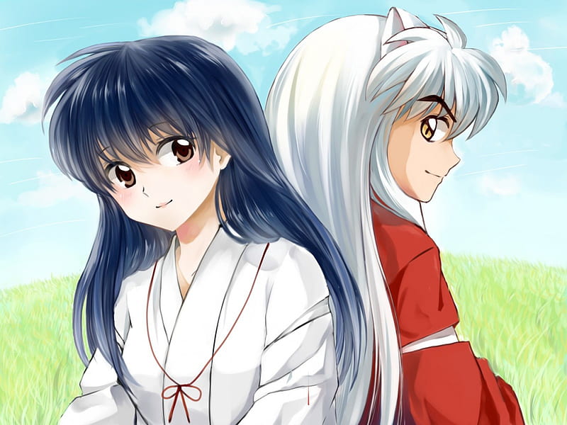 You'll Always Be There, half demon, true love, miko, inuyasha, kagome, HD wallpaper