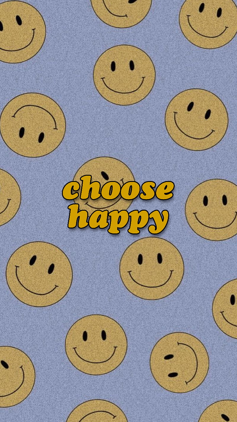 Choose happy uploaded, Happy Aesthetic, HD phone wallpaper