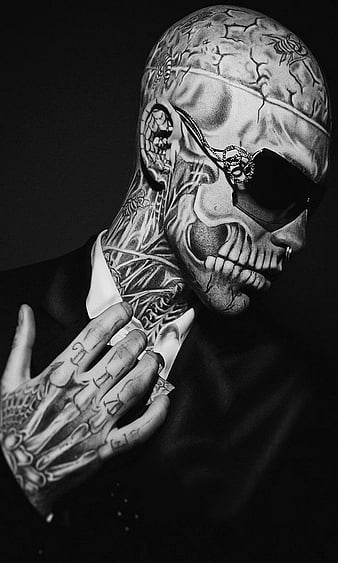 Rick Genest aka Zombie boy without tattoos thanks to make up :  r/Damnthatsinteresting