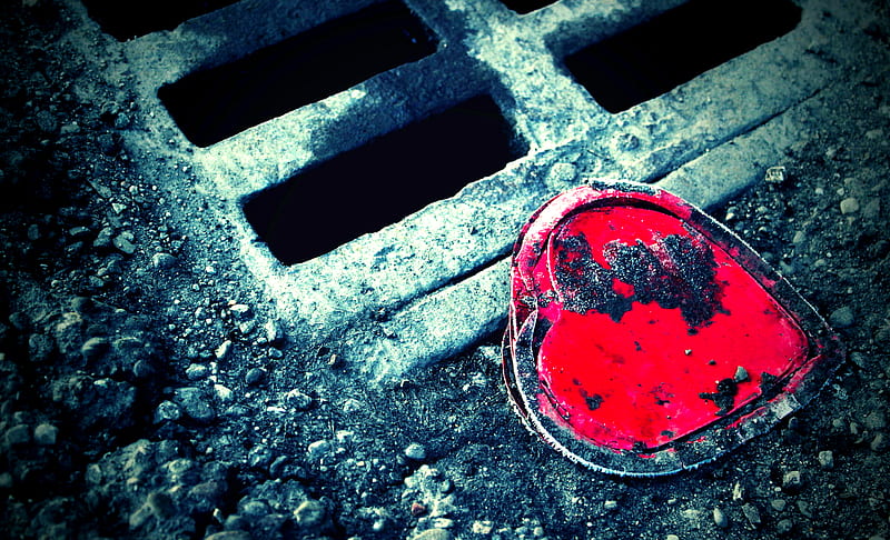 The End Of Your Love, red, dead, ground, bonito, lonely, abstract, graphy, fantasy, dark, love, beauty, HD wallpaper