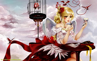 HellSing Cupid, girl, anime, cupid, hellsing, new, beauty, wall, HD  wallpaper