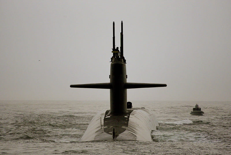 Ohio Class BOOMER, ohio class submarine, trident missile sub, us navy sub, HD wallpaper